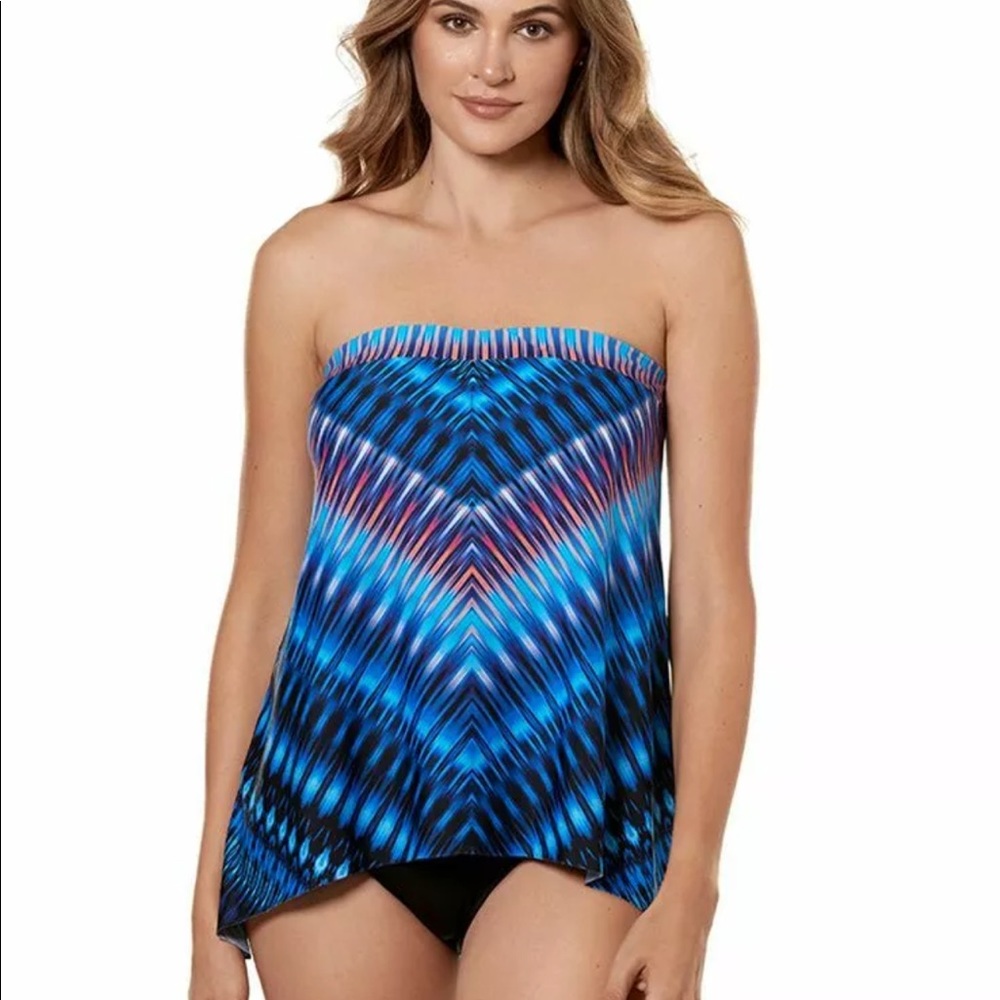 miraclesuit bandini marrekash top nwt 8-10.& 16